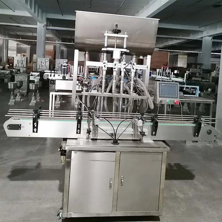 Linear filling machine